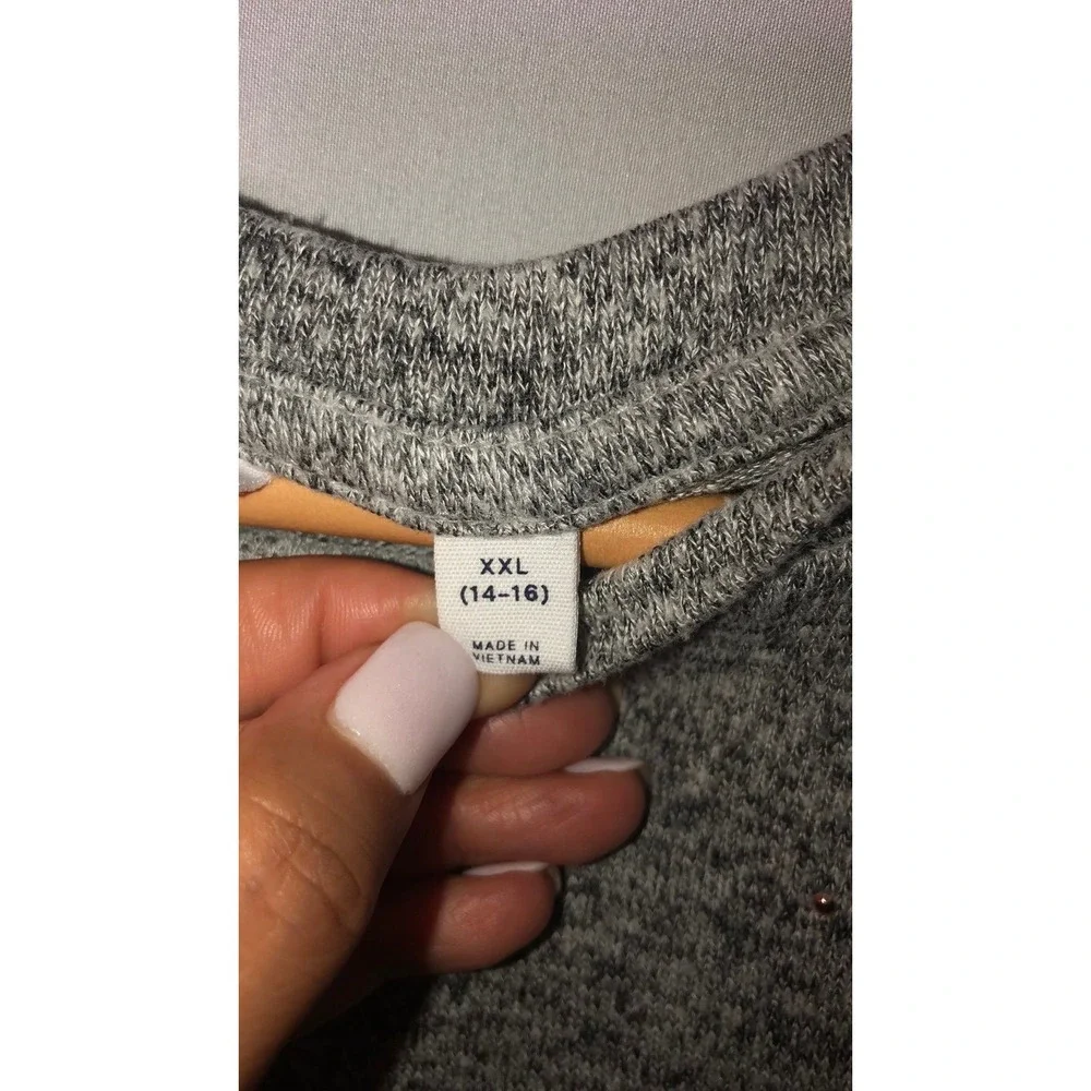 Gap Kids Long Sleeves Two Layered Gray‎ Shirt XXL